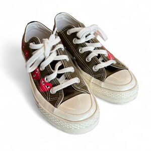 CDG Converse olive green size 5